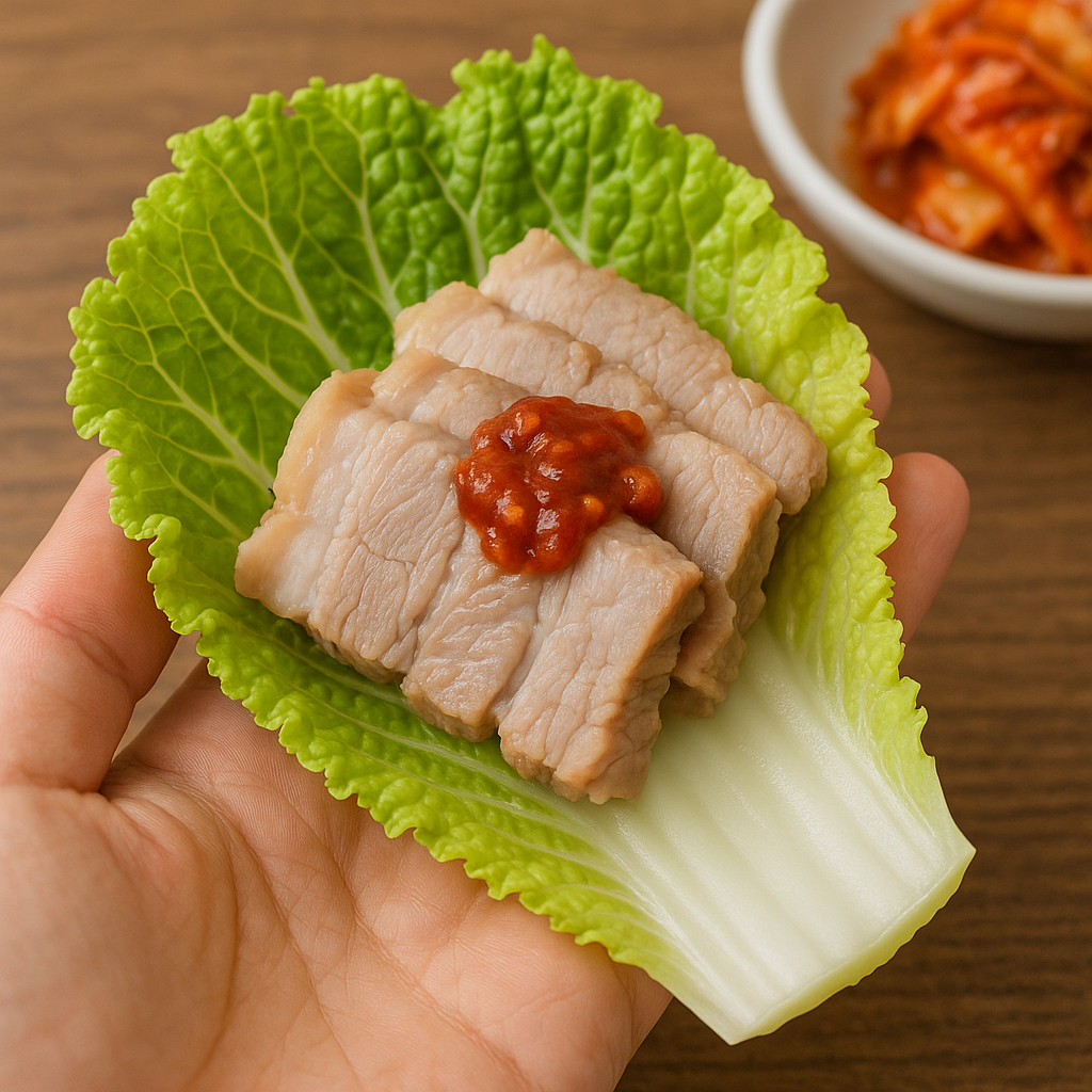 제철 채소로 만드는 가을 건강식 관련 사진 배추 보쌈