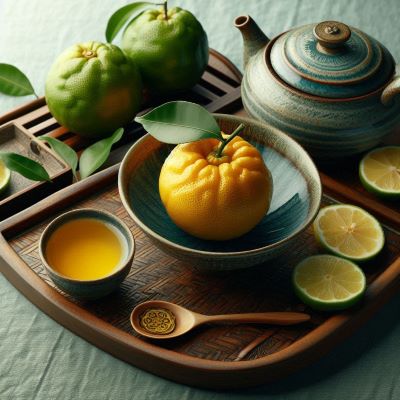 유자와 유자차