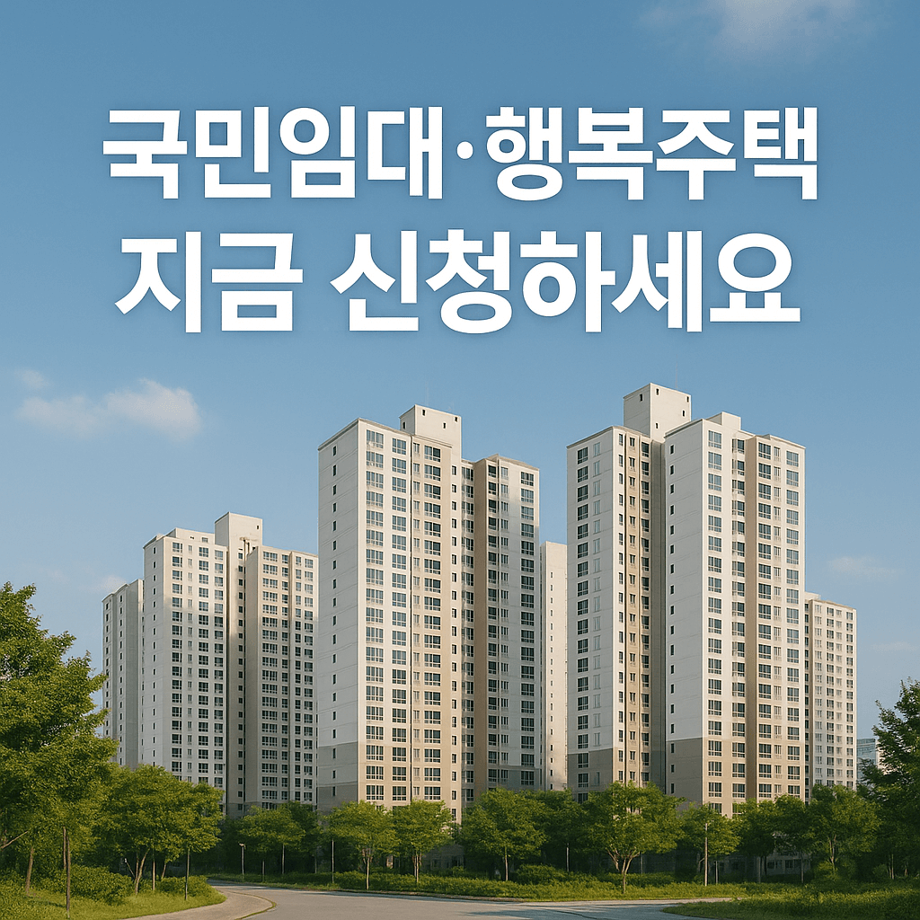 &quot;국민임대·행복주택 지금 신청하세요&quot;