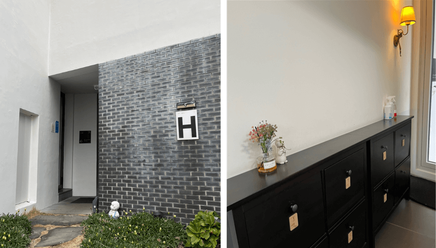 객실-들어가는-입구-및-슬리퍼-캐비넷