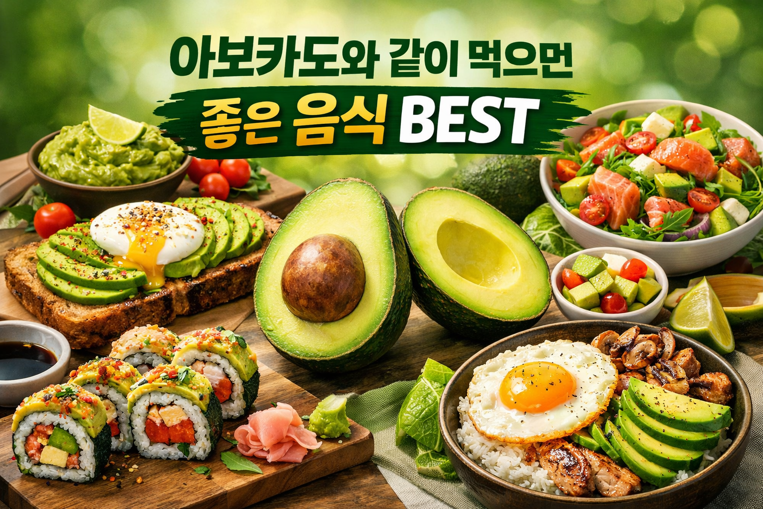 아보카도 음식 궁합