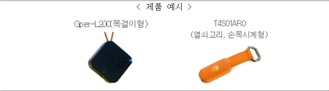 손목시계형 등 8개