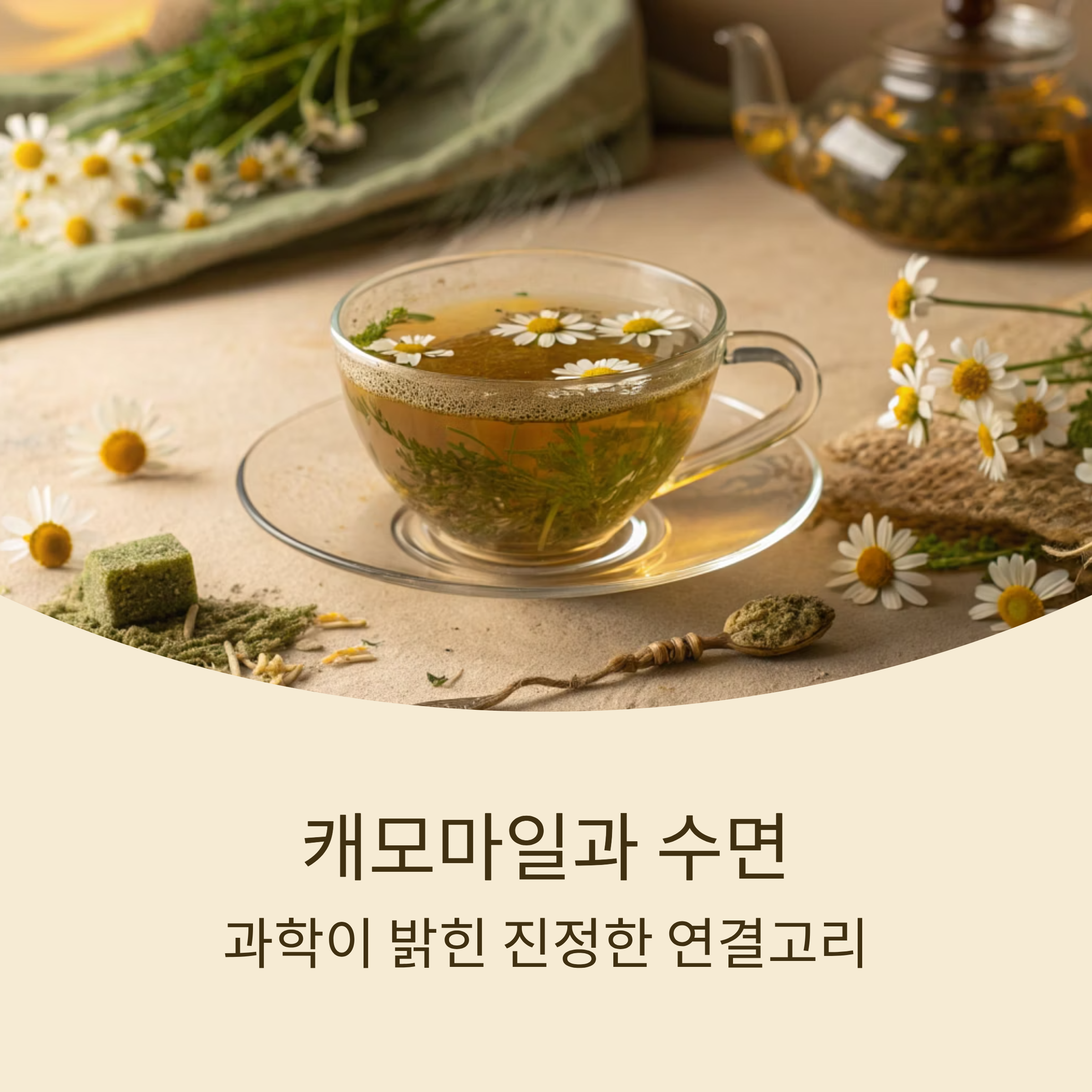 캐모마일과 수면