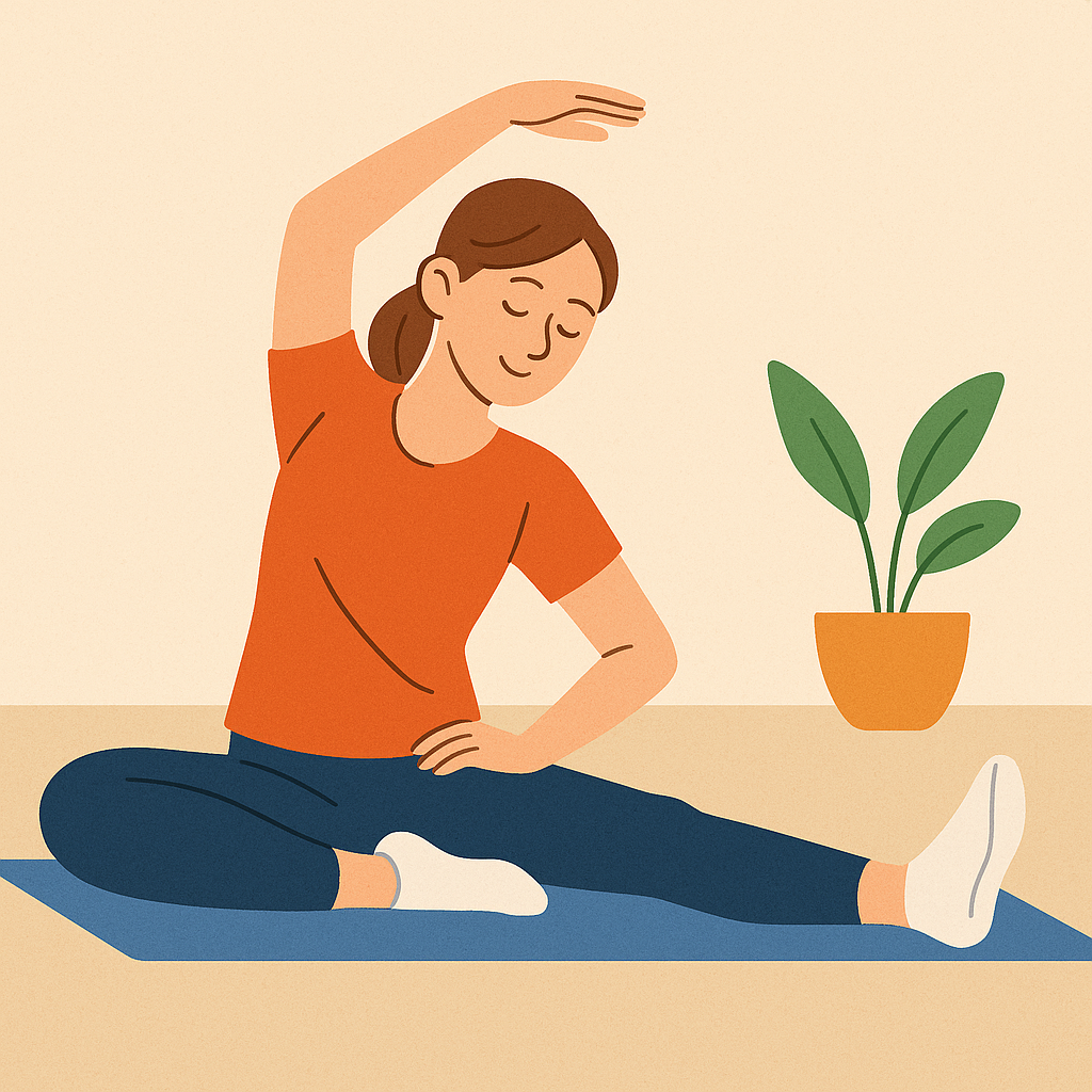 스트레칭 관련 사진