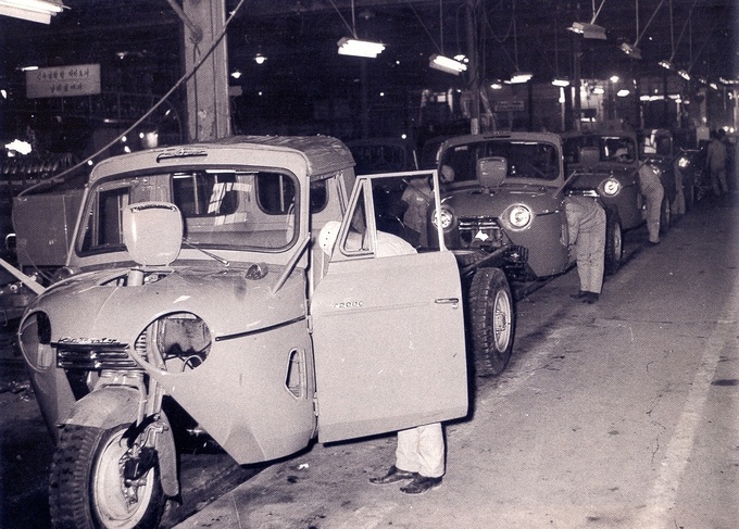 삼륜차 생산과정