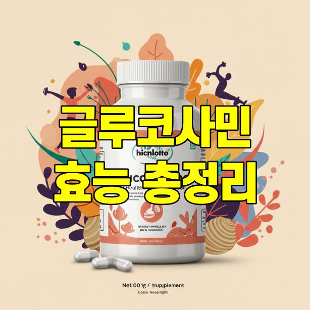 글루코사민의 효능 총정리! 관절 건강에 정말 효과 있을까