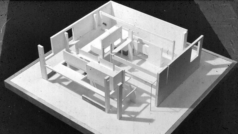피터 아이젠만의 주택 제1호 모형