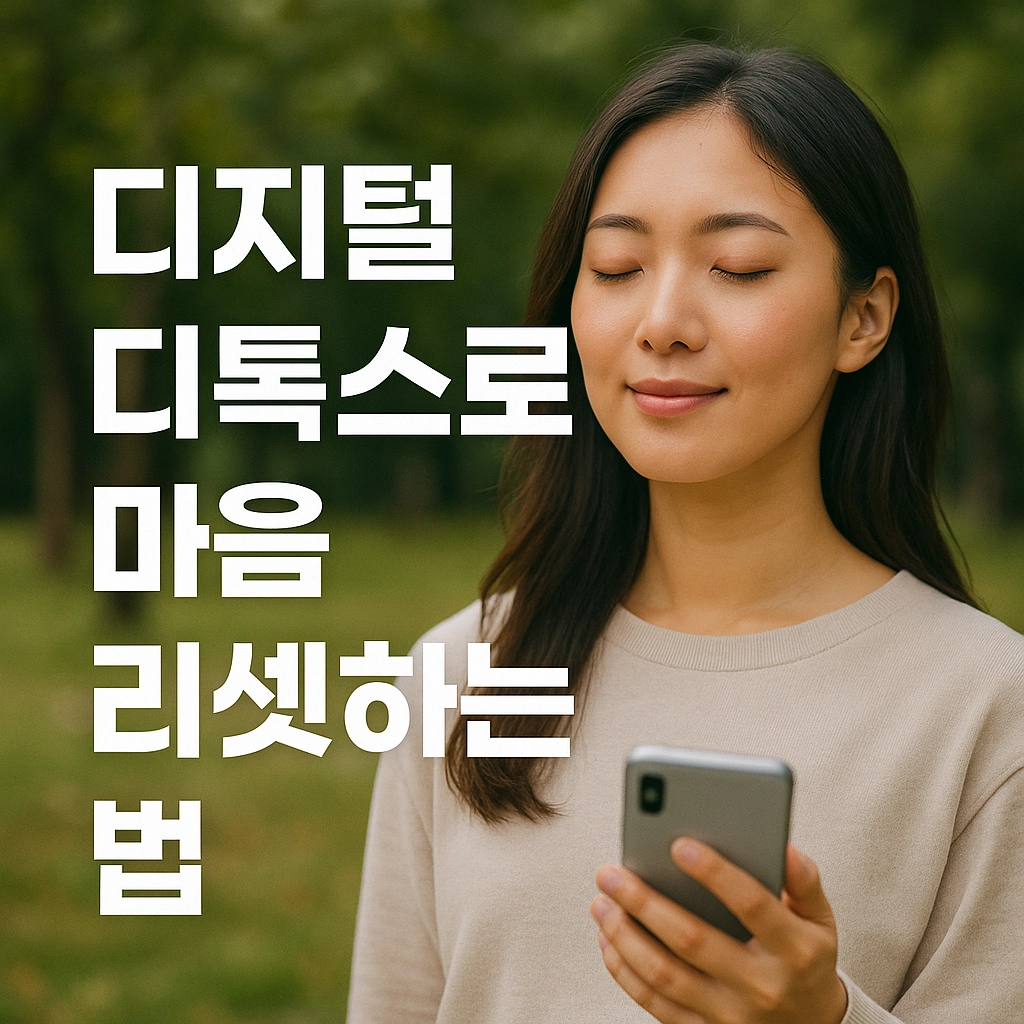 디지털 디톡스로 마음 리셋하는 법