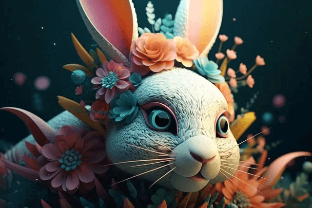 2024년 신년운세 토끼띠 3월 나는 봄의 제왕이야~