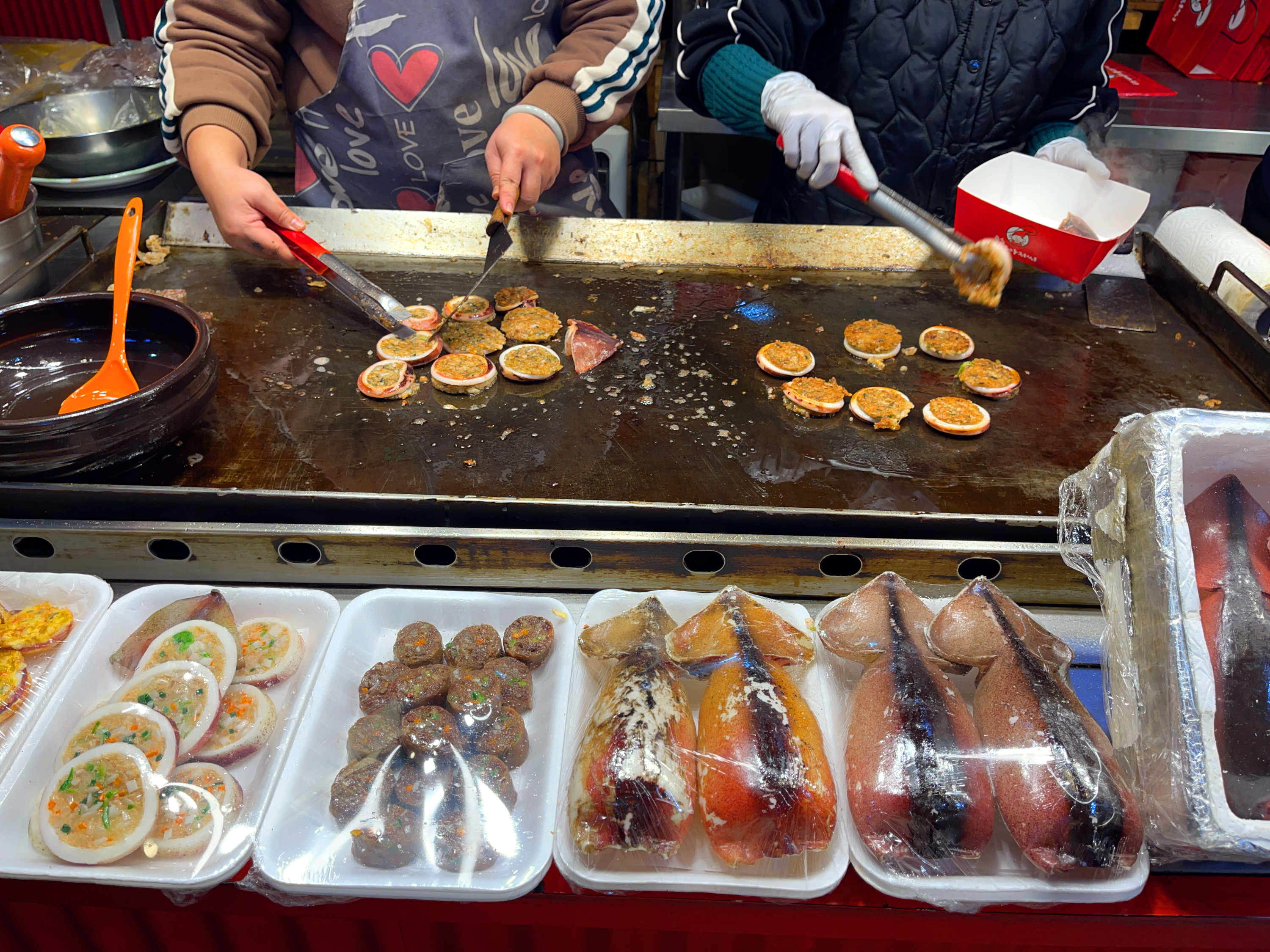 황부자튀김 / 오징어순대