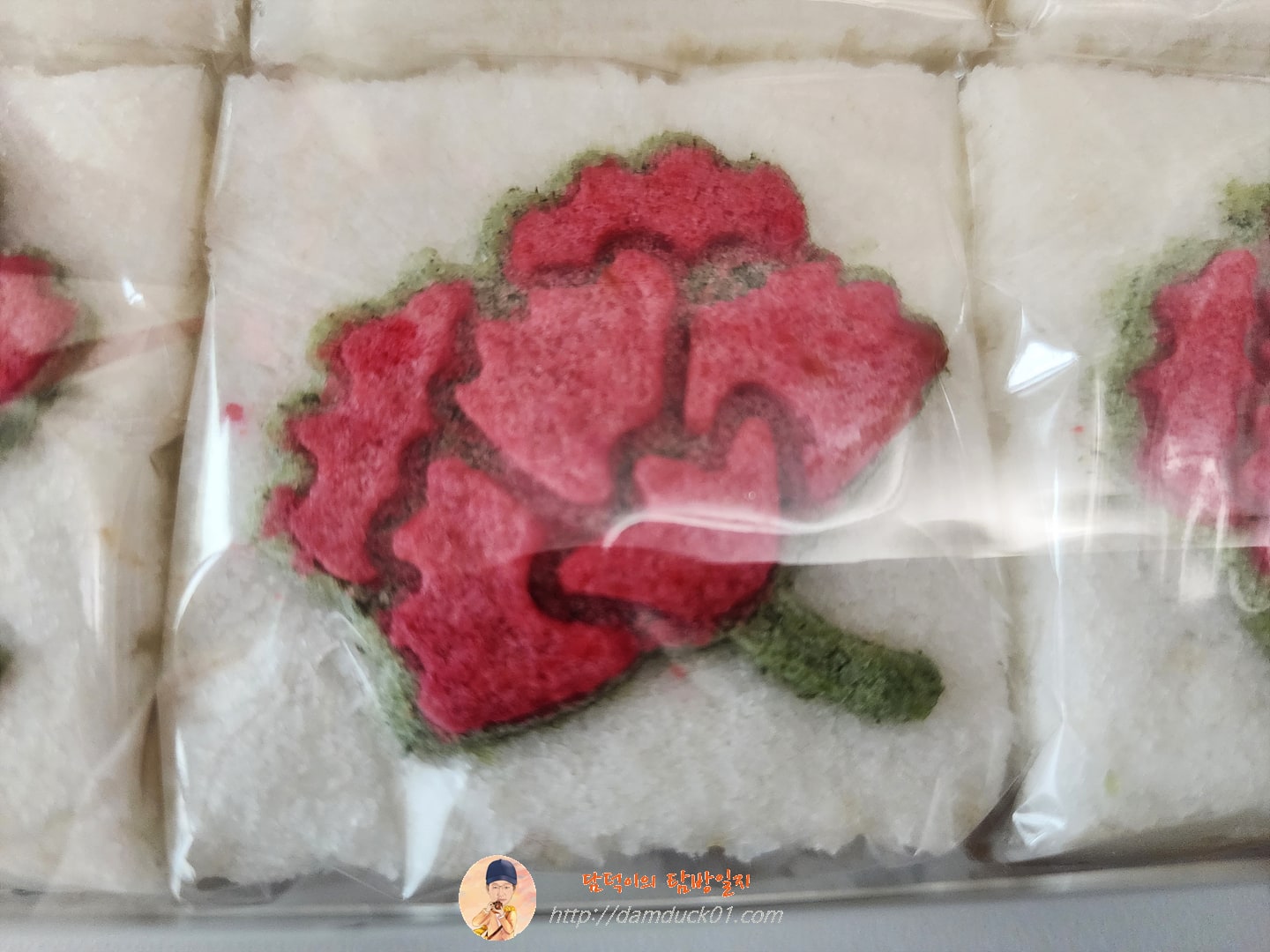 삼봉떡집 카네이션 설기