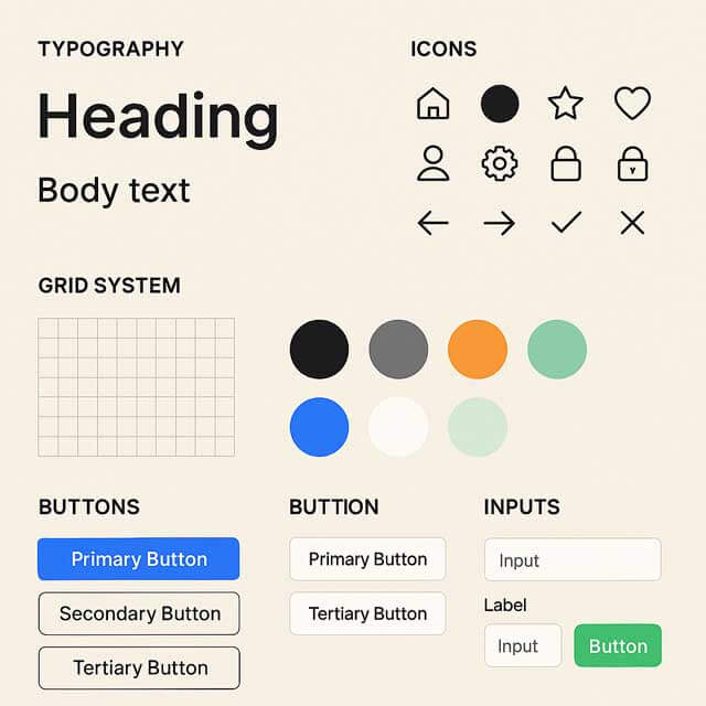디자인 시스템 예제 이미지
