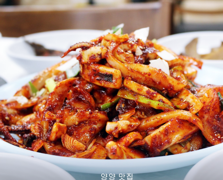 전주식당-오징어볶음