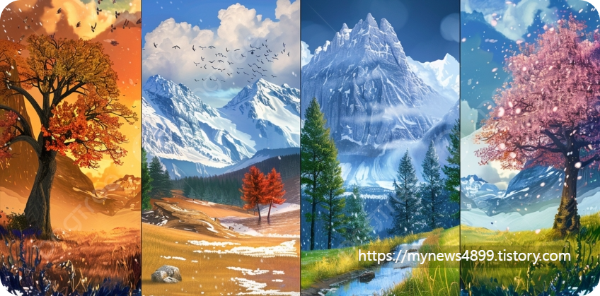 사계절 필사 추천 글귀 시리즈 봄,여름,가을,겨울 모음집