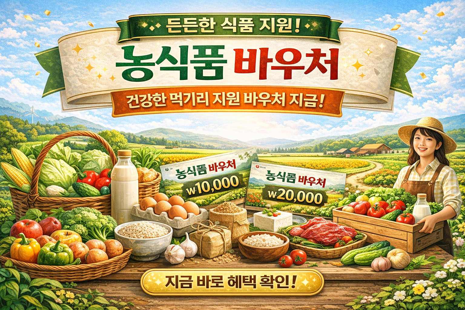 농식품 바우처 관련 사진