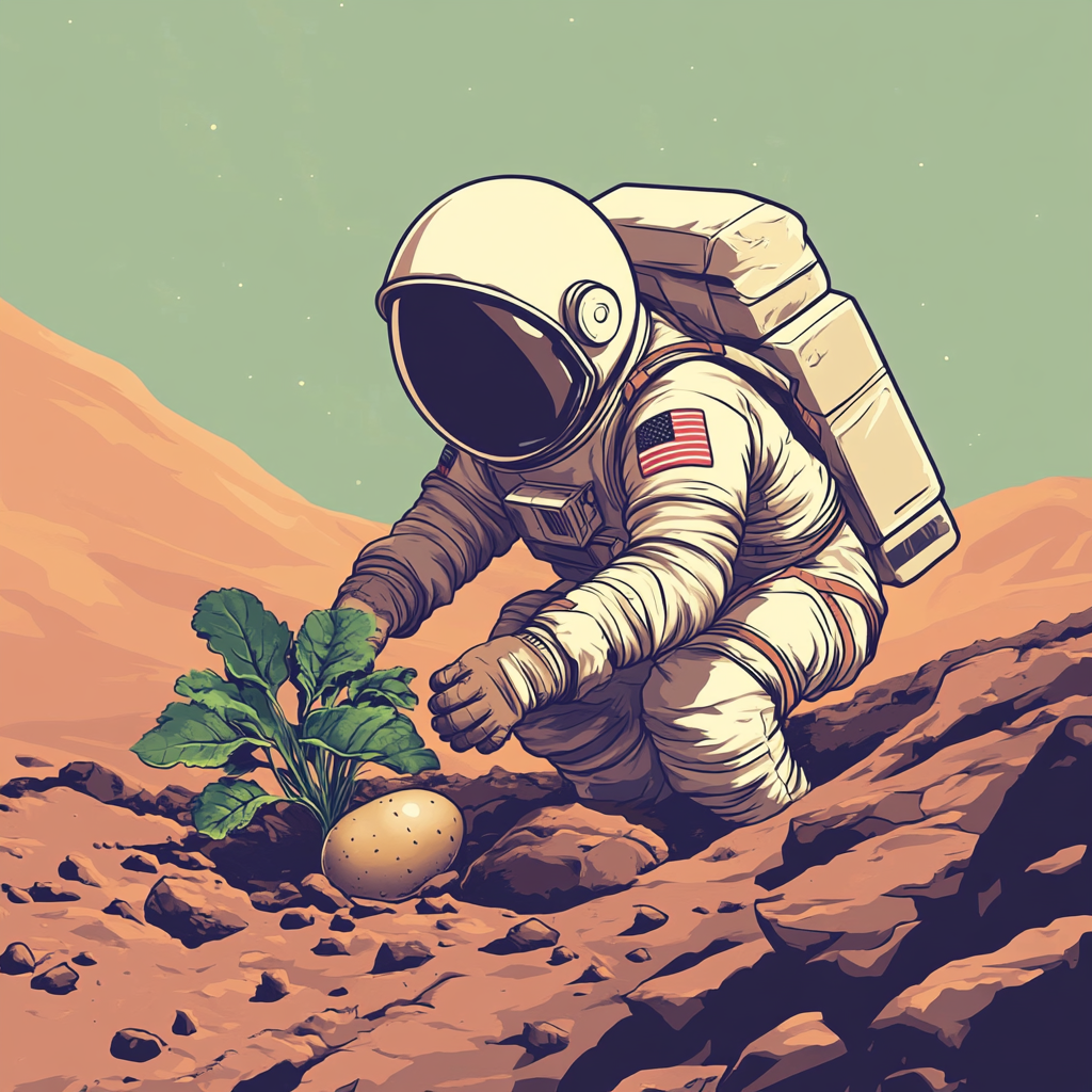 우주 생존 기술의 핵심: 식물 재배 시스템