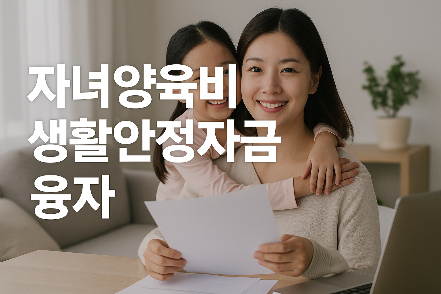 자녀양육비 생활안정자금 융자