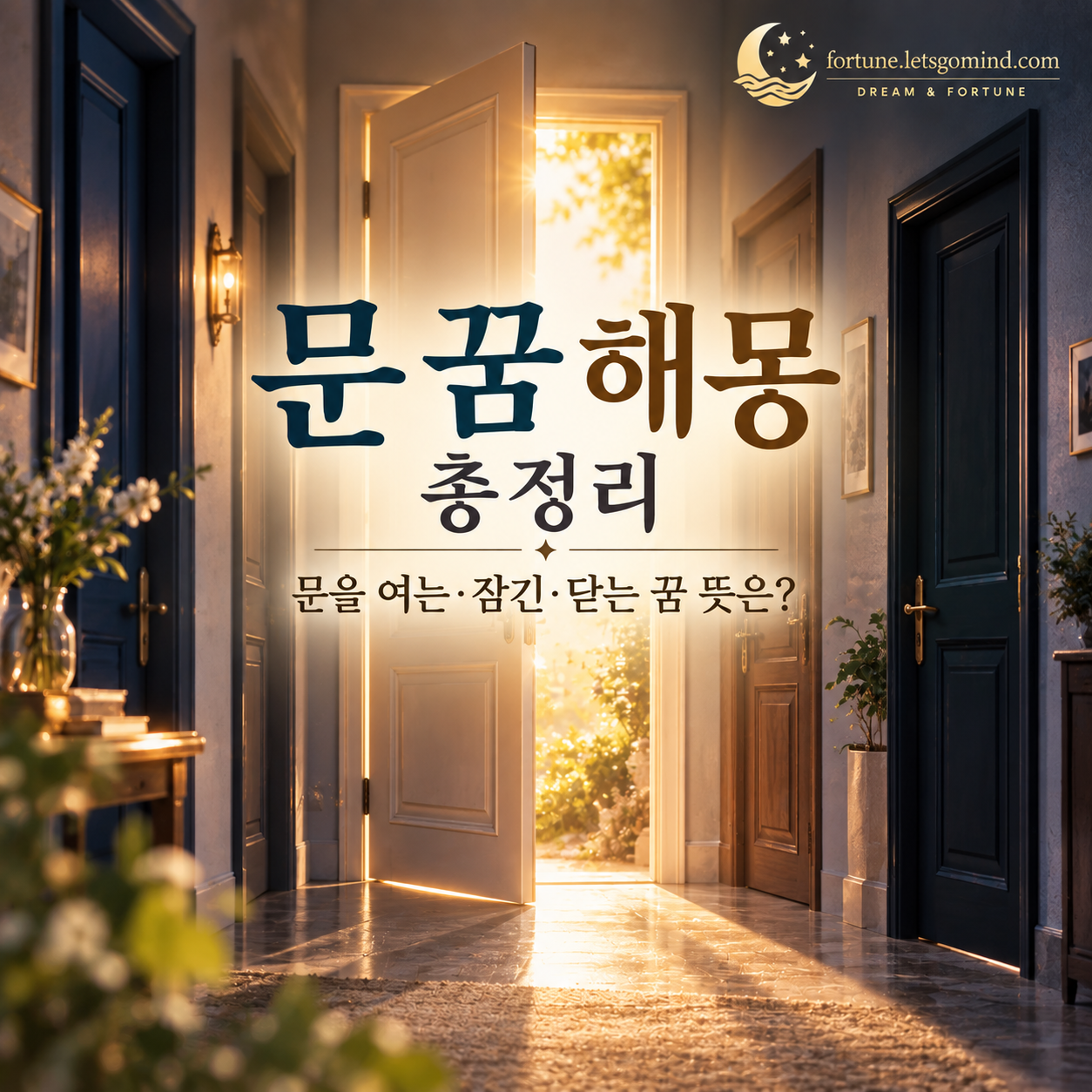 문을 여는 꿈 잠긴 문 닫는 문 꿈 해몽