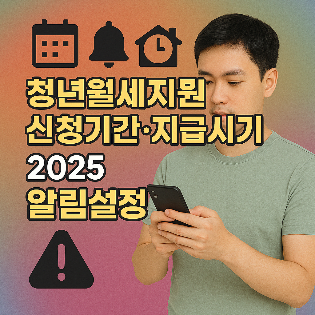 청년월세지원금 신청기간