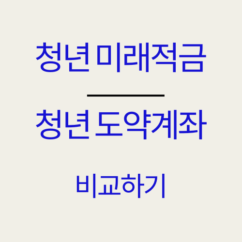 청년도약계좌 vs 청년미래적금, 어떤 게 더 나을까? 청년 목돈 마련 핵심 비교