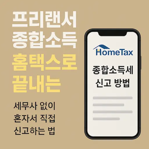 처음이라 막막하셨나요? 세무사 없이도 가능한 종합소득세 신고, 직접 해본 후기와 함께 차근차근 알려드릴게요.
