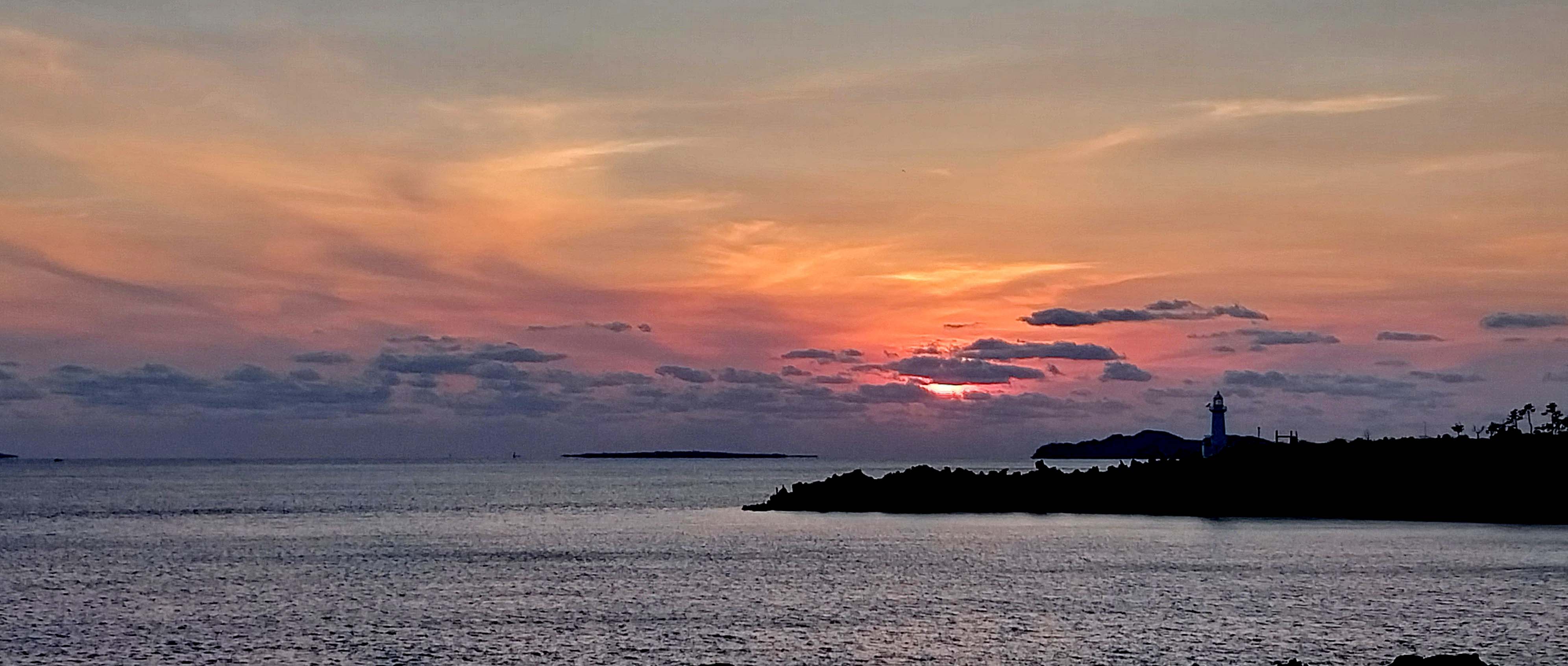 올레길8코스 논짓물해변 일몰