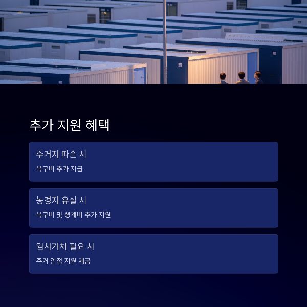 추가 지원 혜택