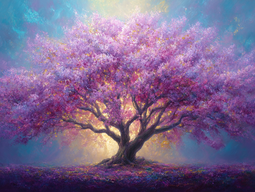 큰나무에 꽃이 핀 꿈