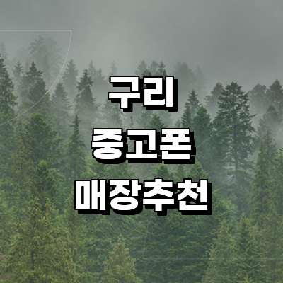 구리시 중고폰
