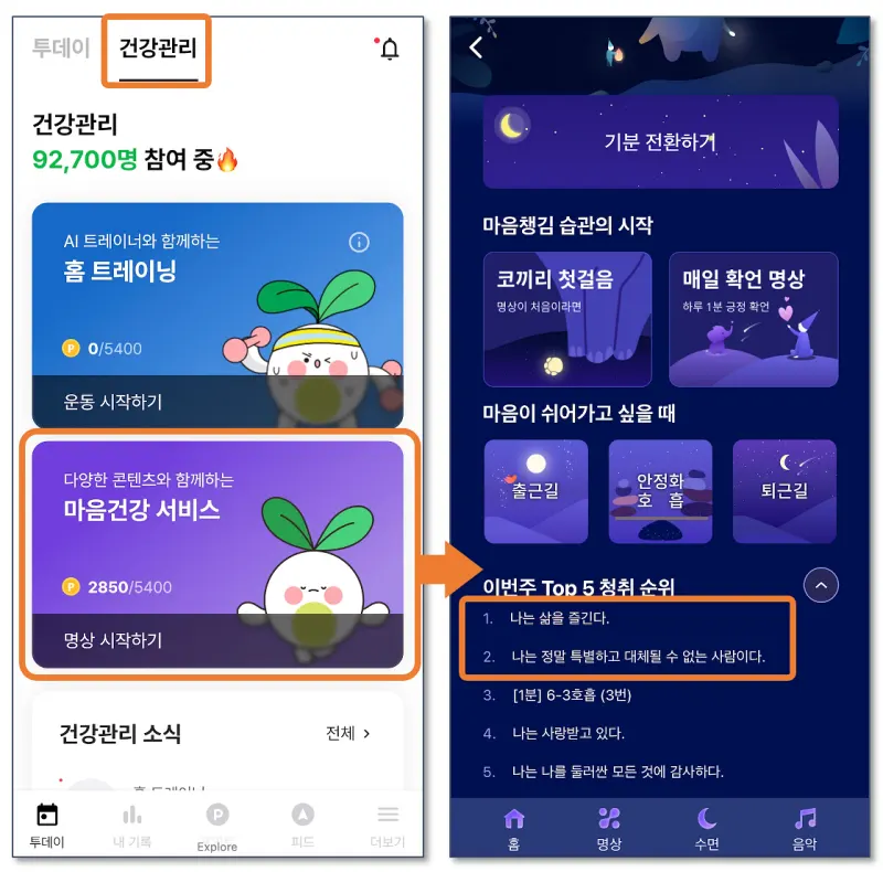 건강관리-마음챙기기