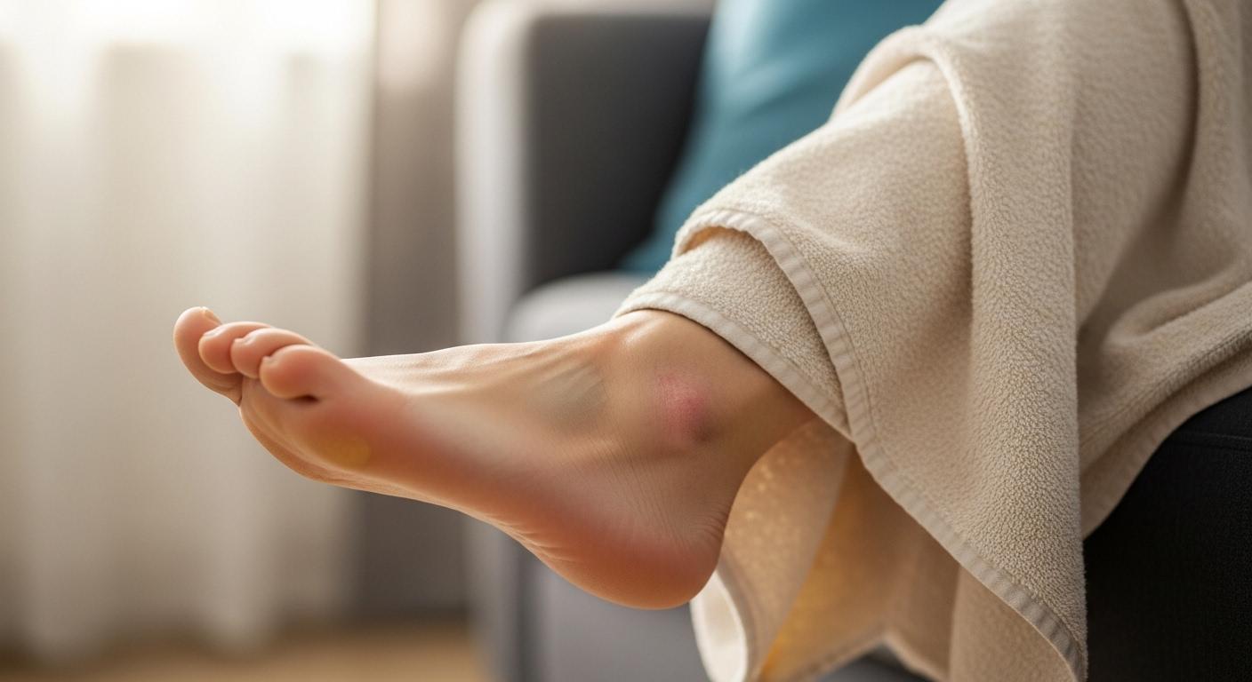 발목 접질렸을때 찜질방법