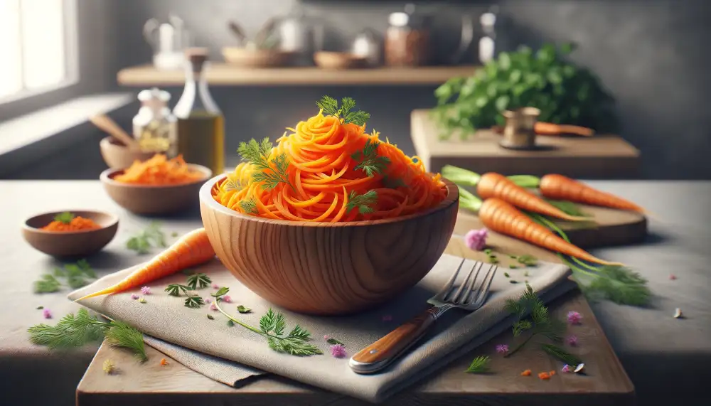 당근라페 만들기 완성 사진