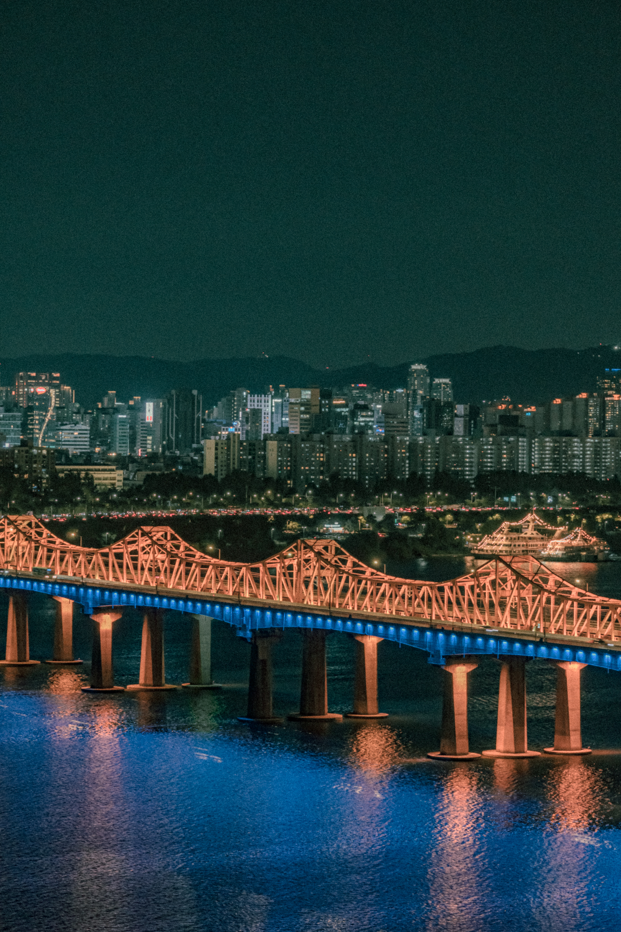 옥수한강공원 동호대교 아경