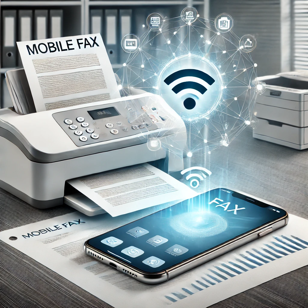 모바일 팩스 AI 이미지