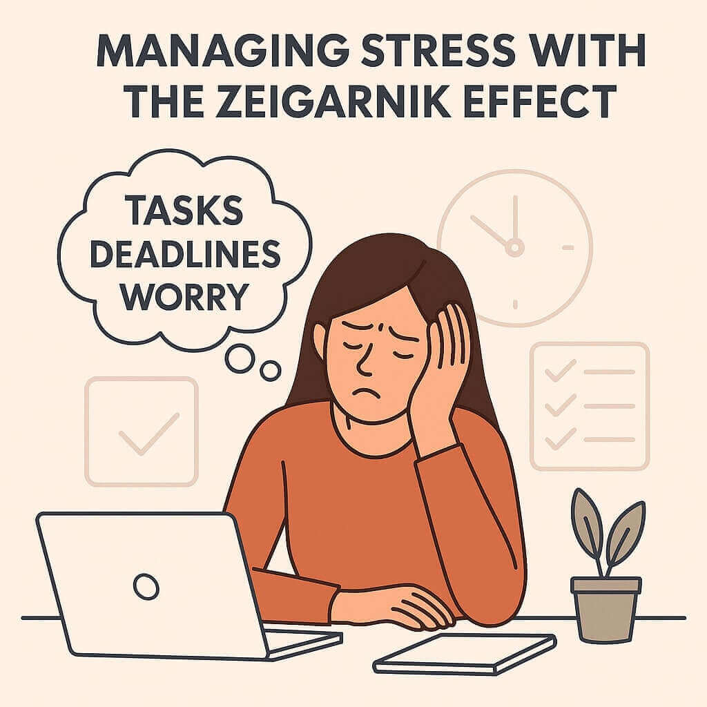 자이가르닉 효과를 활용한 스트레스 관리 전략