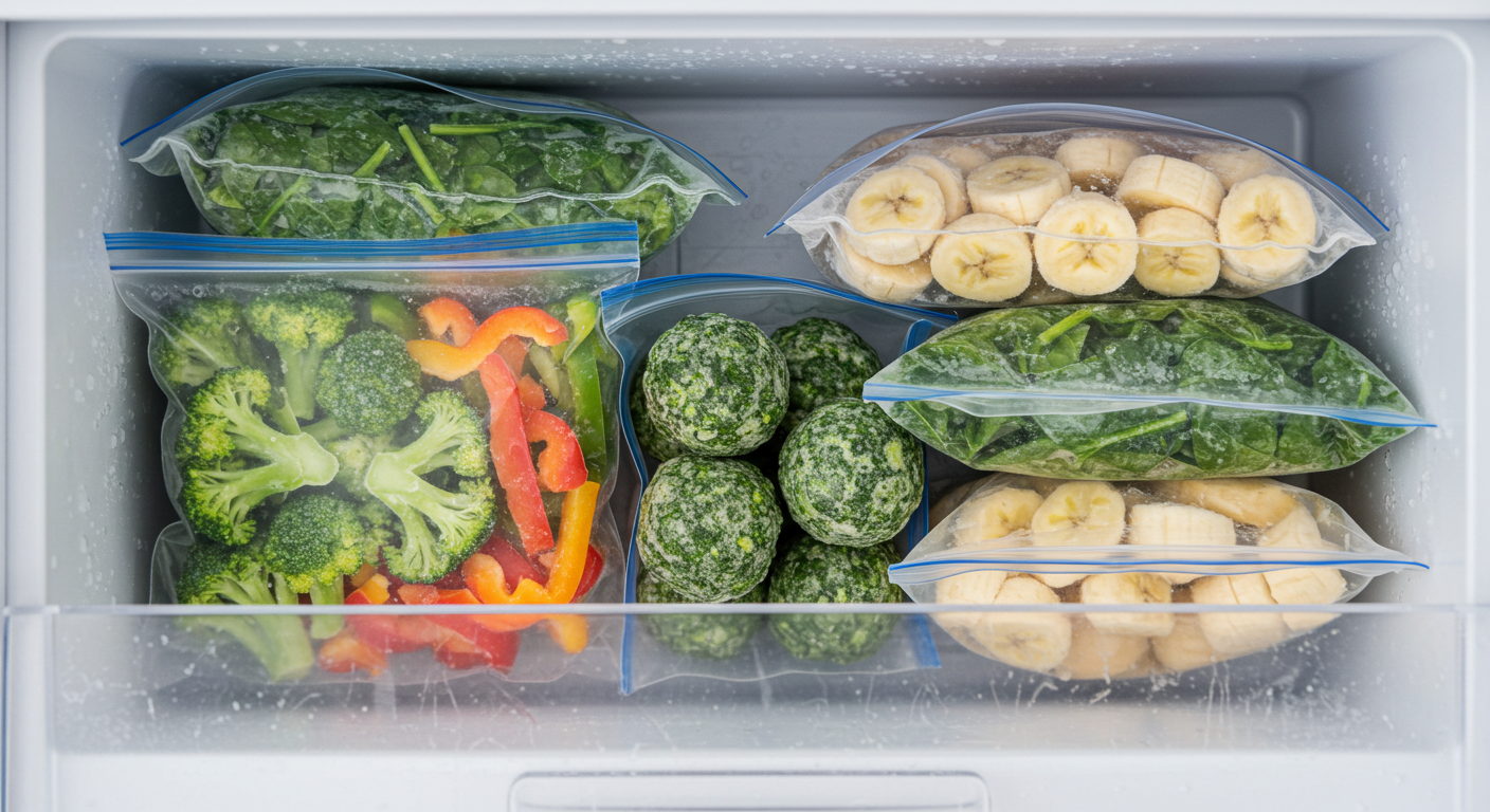 장기 보관을 위한 냉동 보관법