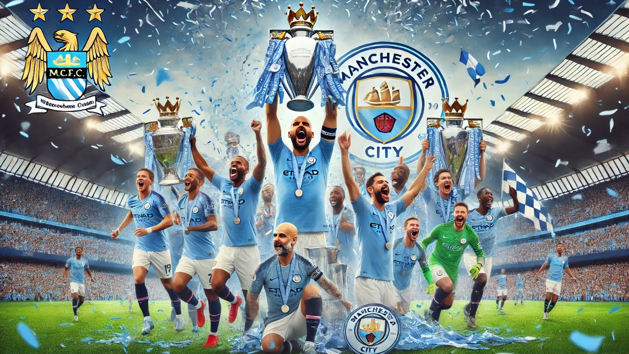 맨체스터 시티 트레블 관련 사진