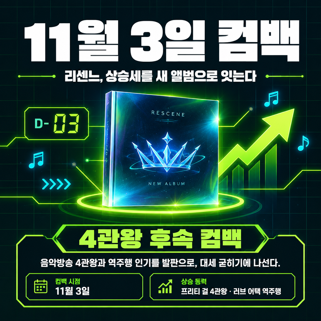 11월 3일 컴백