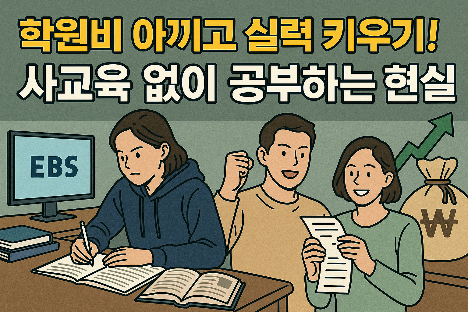 학원비 아끼고 실력 키우기