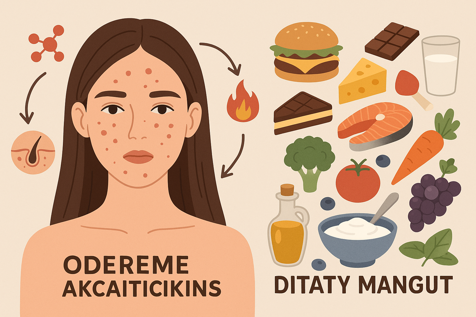 여드름 원인과 식단관리