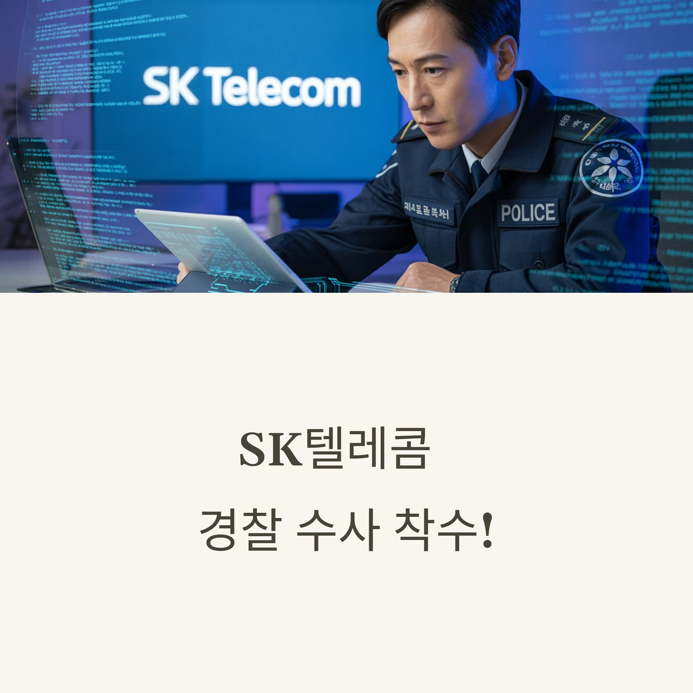 sk 텔레콤 수사 착수한 경찰