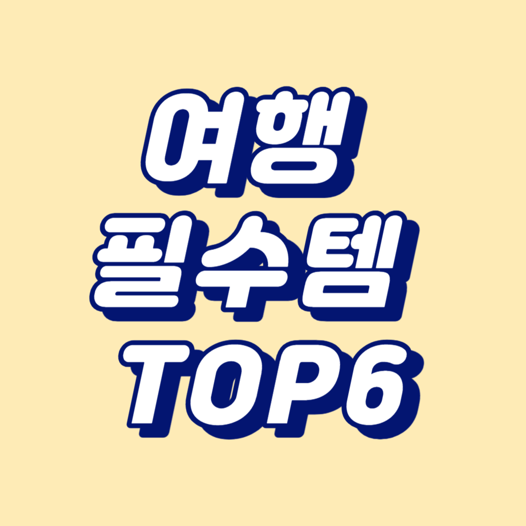 여행 필수템