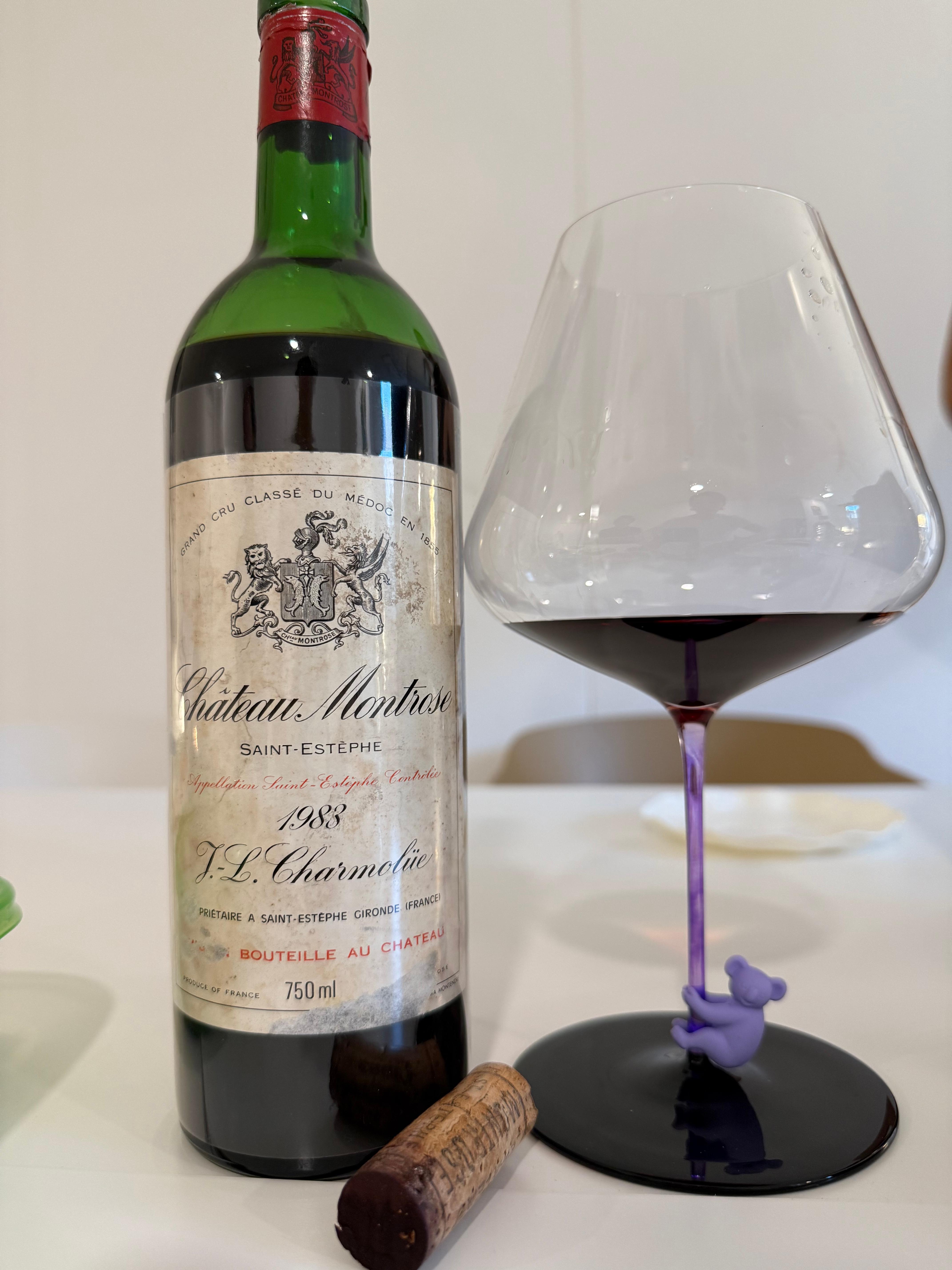 Château Montrose 1983, Saint-Estèphe, Bordeaux, France๏ฝ์คํ ๋ชฝ๋ก์ฆ 1983