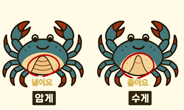꽃게 암수구별
