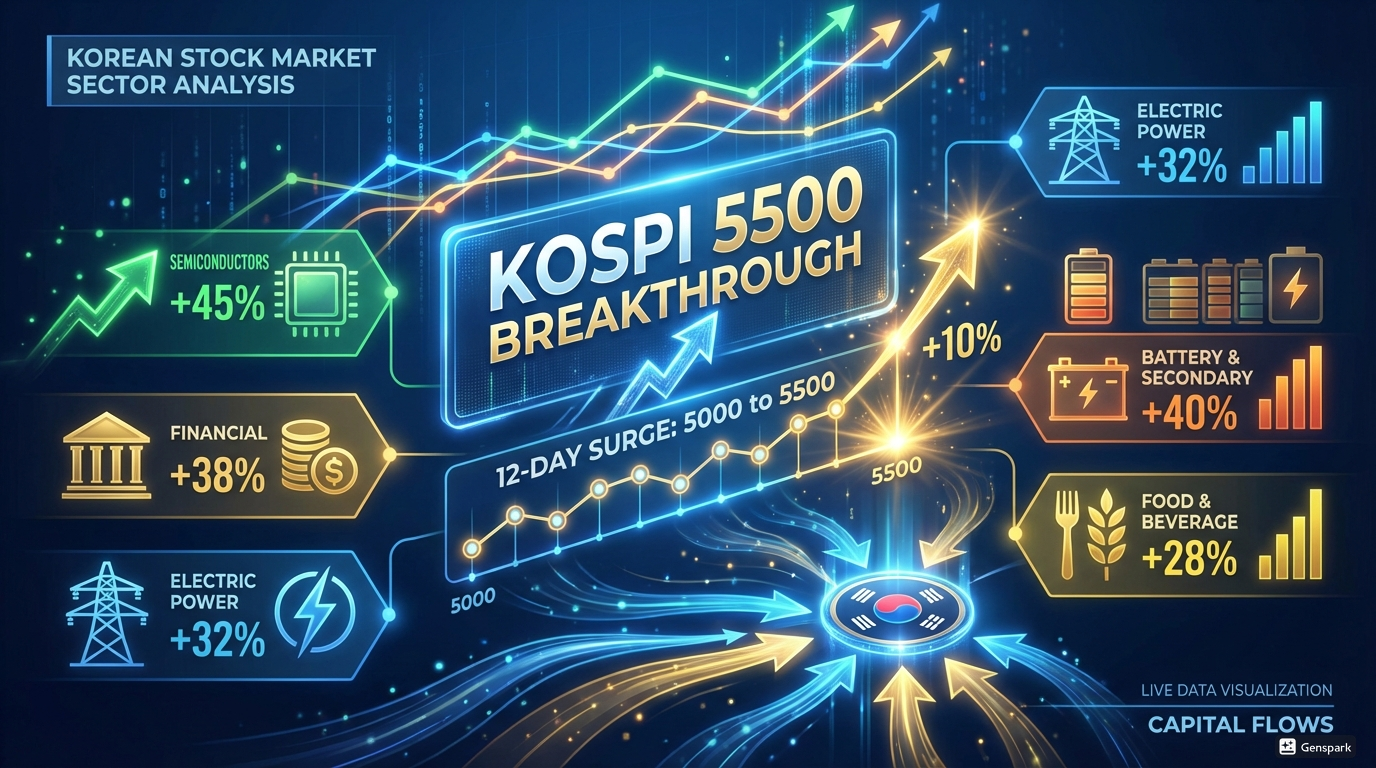 코스피 5500 돌파, 무엇이 달랐나