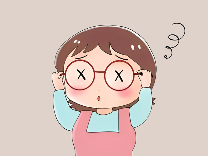 사물이-두개로-보이는-여성