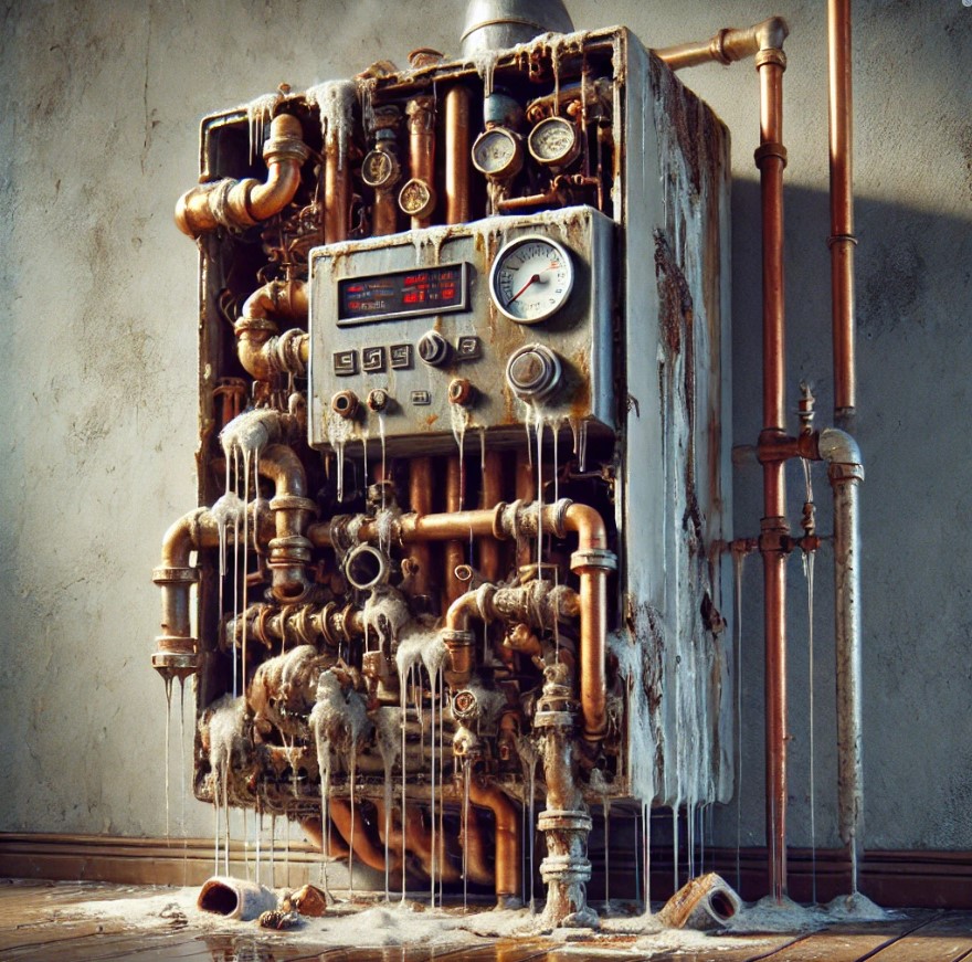 전세 입주 하자 보일러 고장 사진