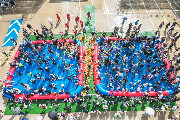 정남진 장흥 물축제