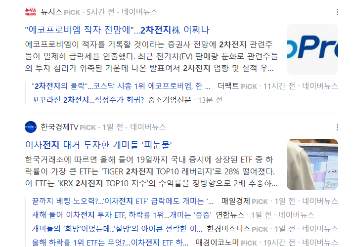 에코프로 비엠 적자 전망