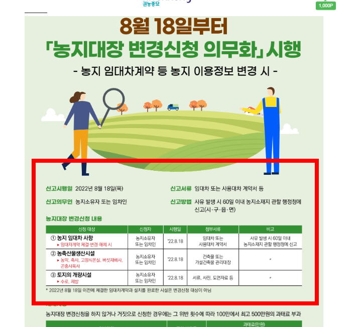 농지원부 만드는법 알아보기